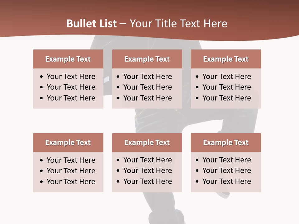 Cool Lifestyle Portrait PowerPoint Template