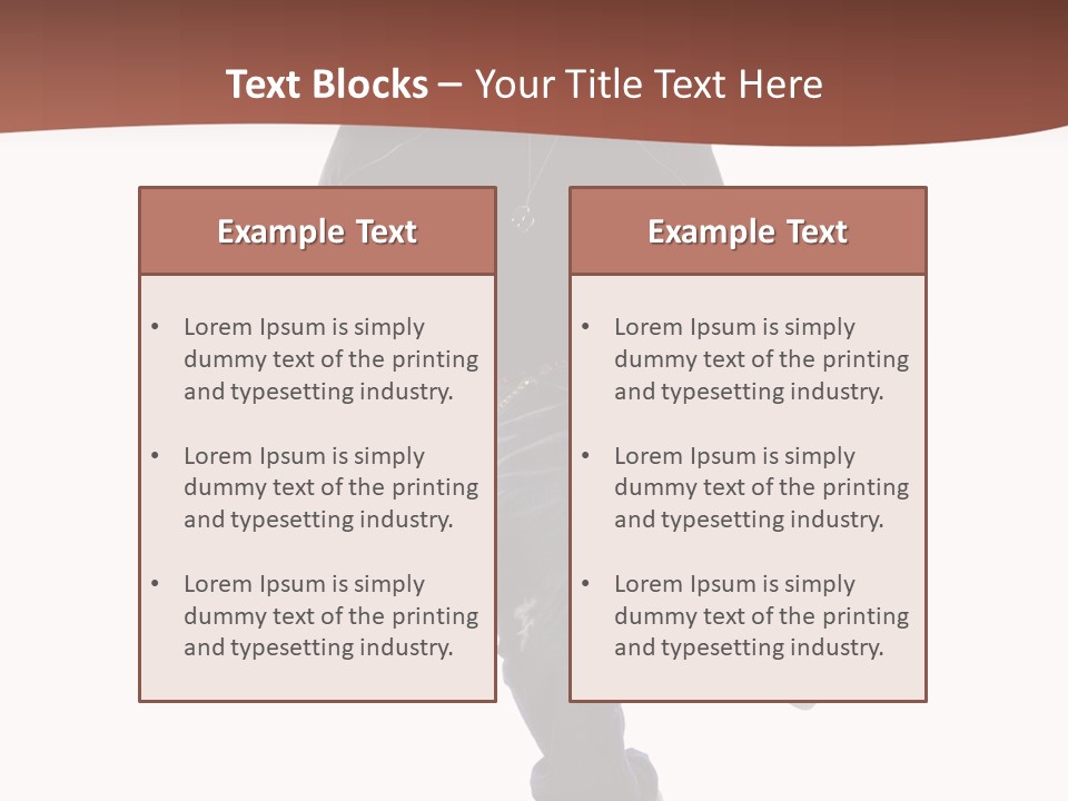 Cool Lifestyle Portrait PowerPoint Template