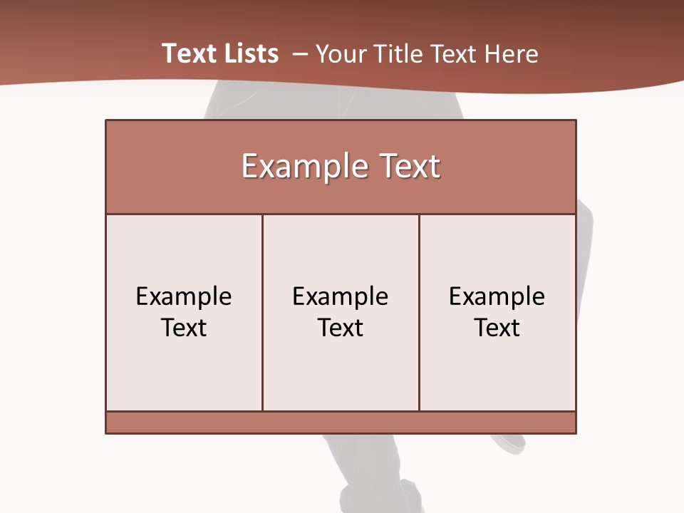 Cool Lifestyle Portrait PowerPoint Template
