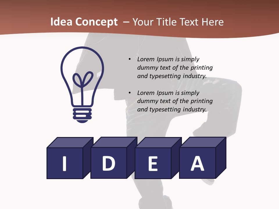 Cool Lifestyle Portrait PowerPoint Template