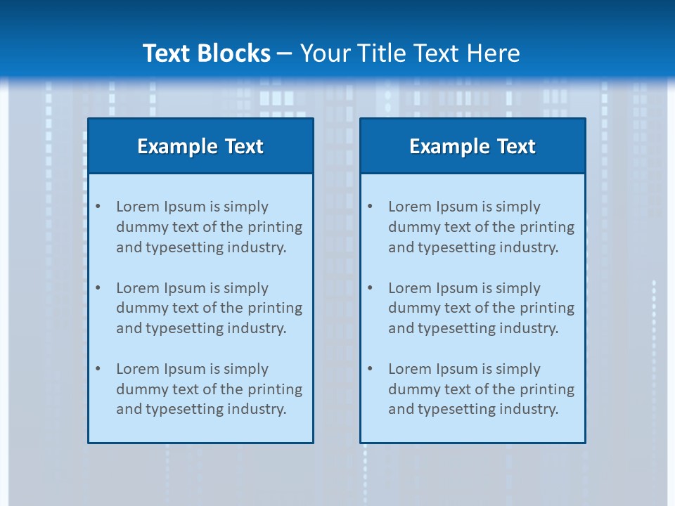 Retro Structure Corporate PowerPoint Template