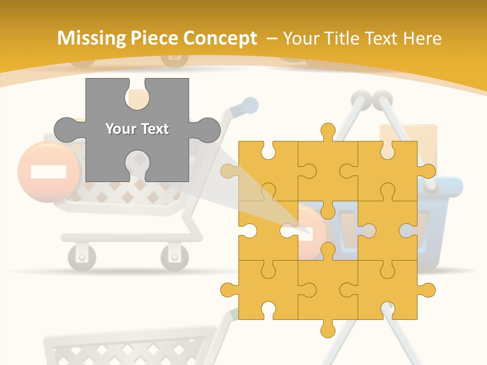 Check Isolated Plus PowerPoint Template