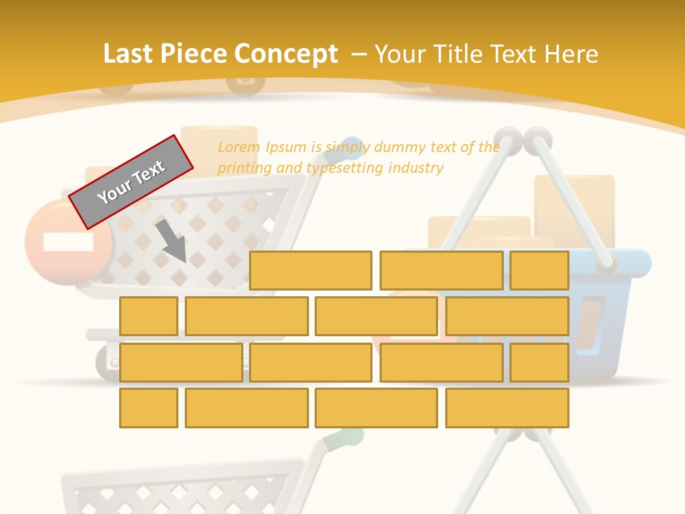 Check Isolated Plus PowerPoint Template