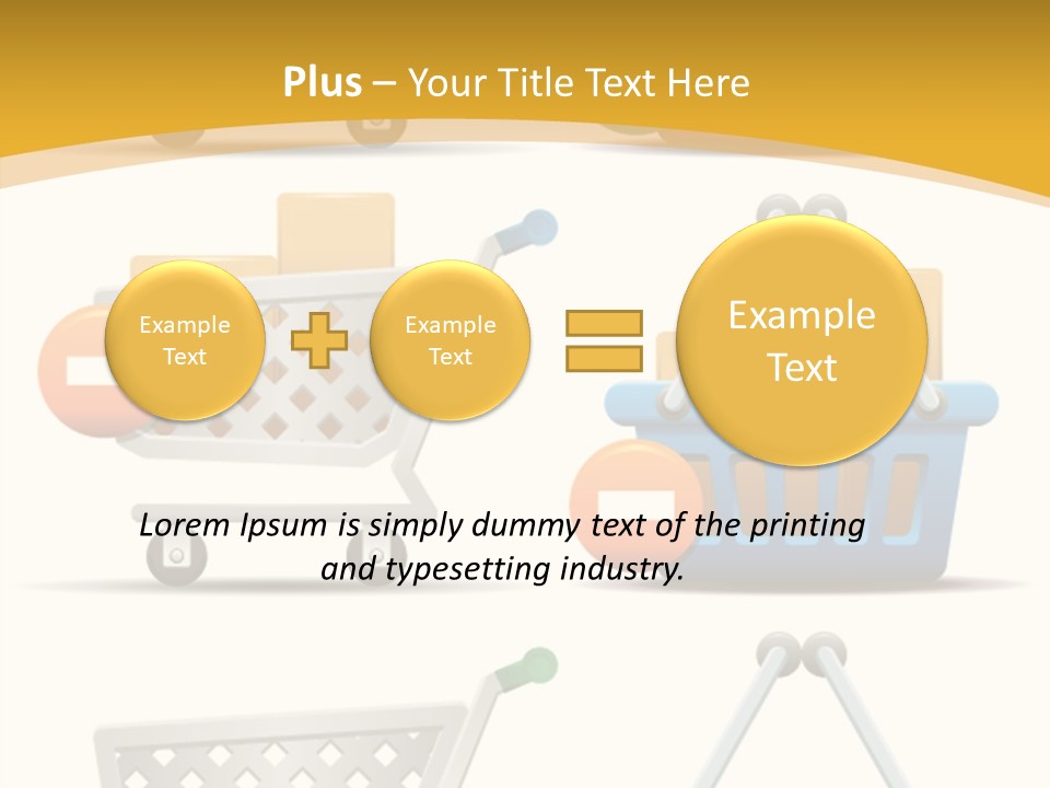 Check Isolated Plus PowerPoint Template