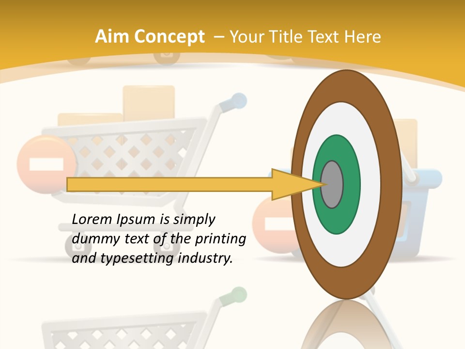 Check Isolated Plus PowerPoint Template
