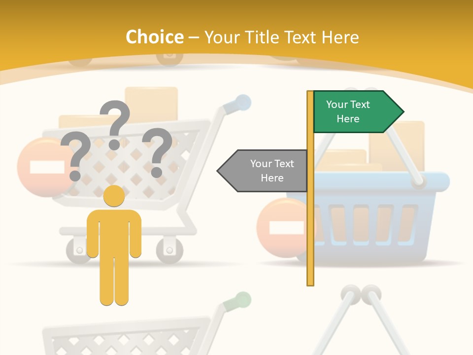 Check Isolated Plus PowerPoint Template
