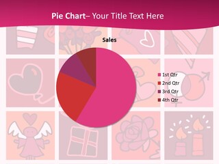 Ring Flowers Drawing PowerPoint Template