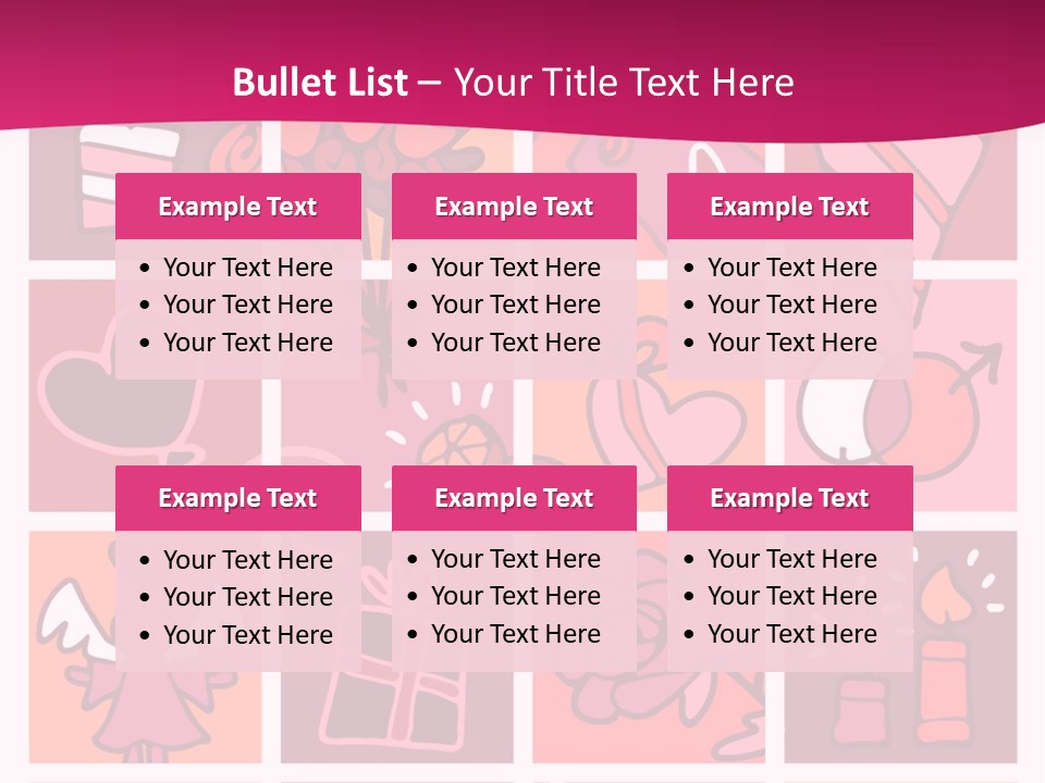 Ring Flowers Drawing PowerPoint Template