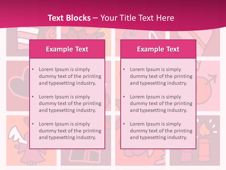 Ring Flowers Drawing PowerPoint Template
