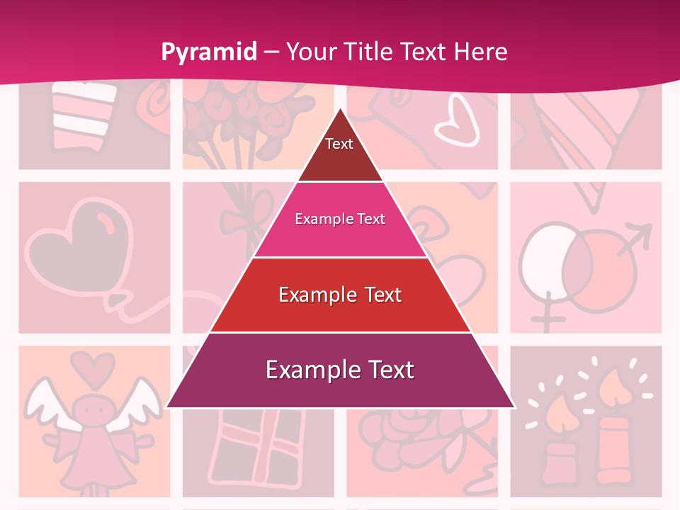 Ring Flowers Drawing PowerPoint Template