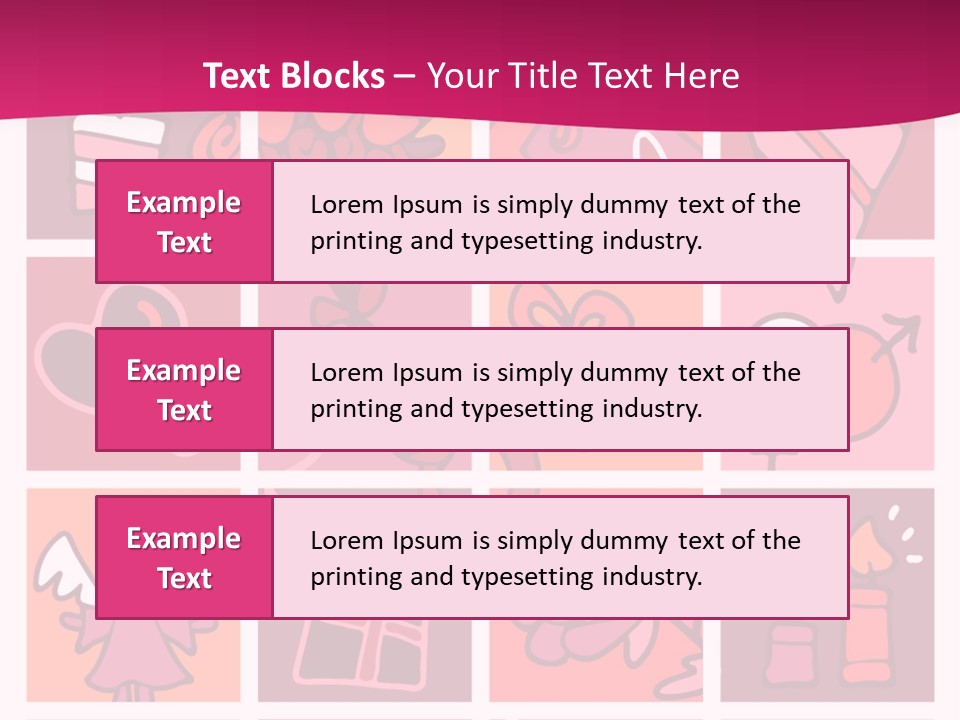 Ring Flowers Drawing PowerPoint Template