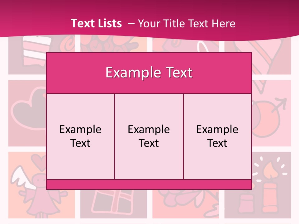 Ring Flowers Drawing PowerPoint Template