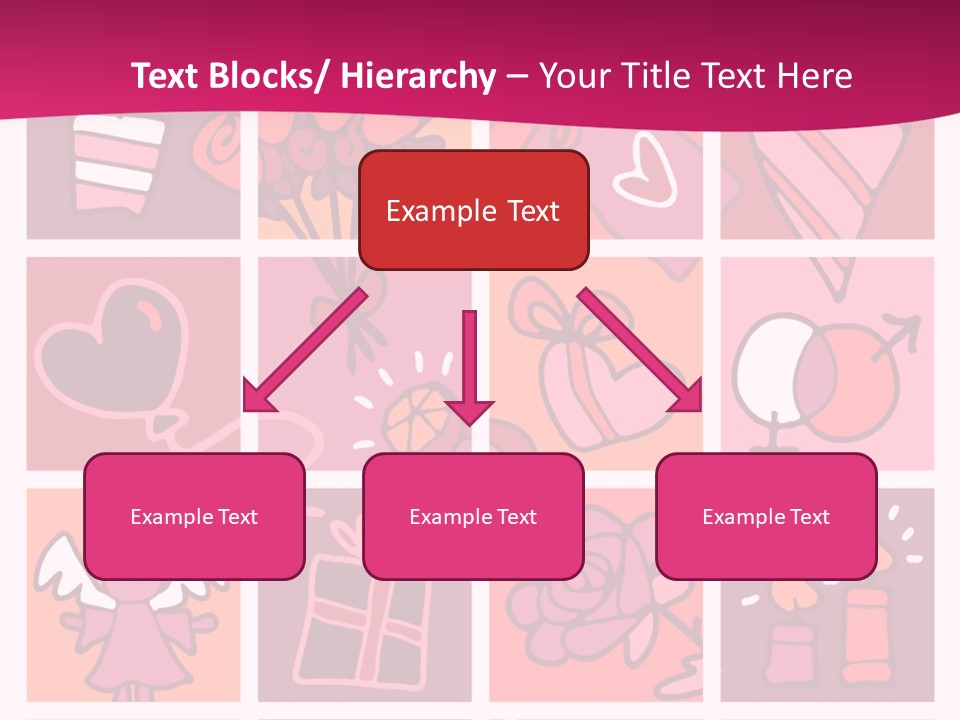 Ring Flowers Drawing PowerPoint Template