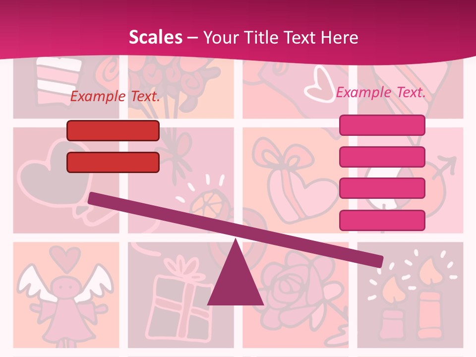 Ring Flowers Drawing PowerPoint Template