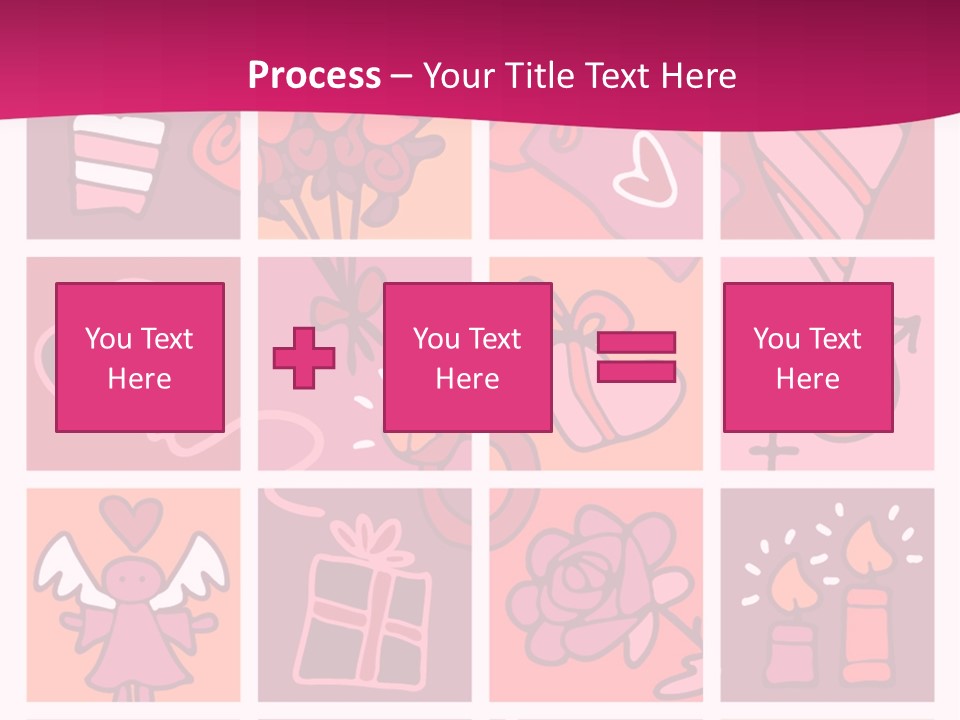 Ring Flowers Drawing PowerPoint Template