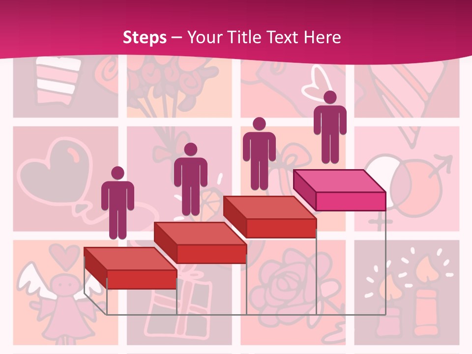 Ring Flowers Drawing PowerPoint Template