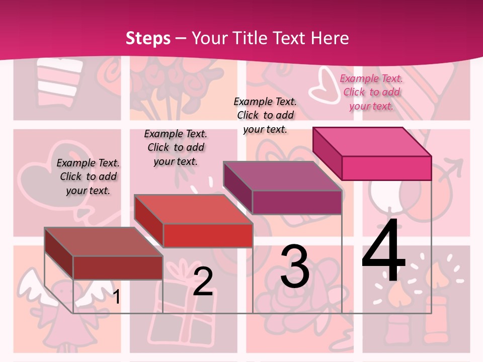 Ring Flowers Drawing PowerPoint Template