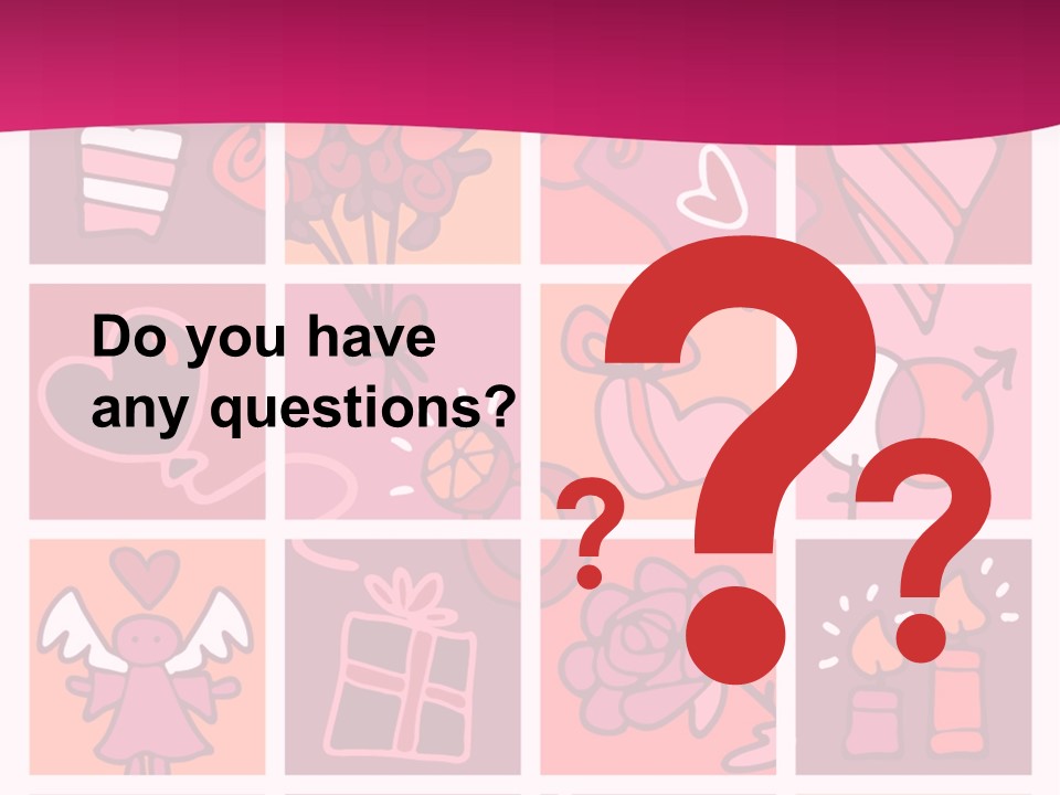 Ring Flowers Drawing PowerPoint Template