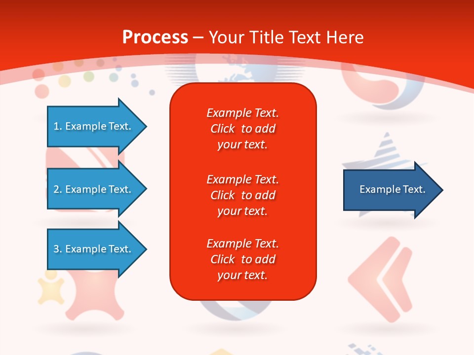 A Red And White Background With A Bunch Of Different Logos PowerPoint Template