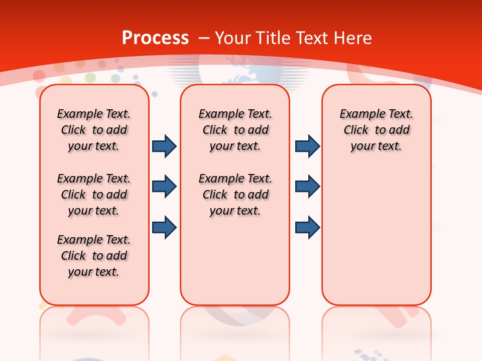 A Red And White Background With A Bunch Of Different Logos PowerPoint Template