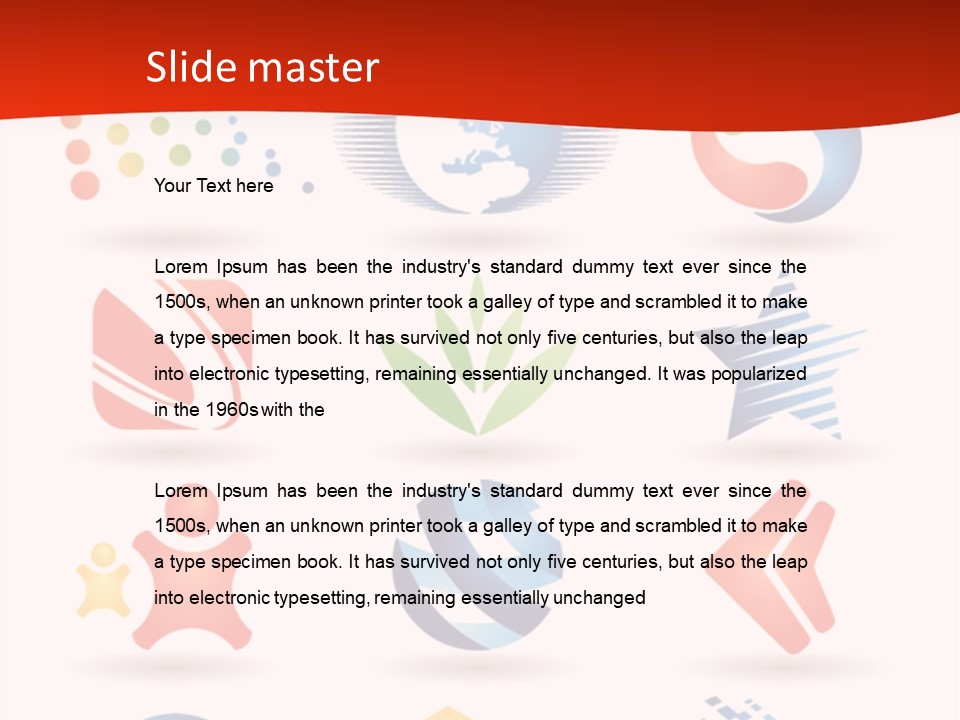 Illustration Stylish Modern PowerPoint Template