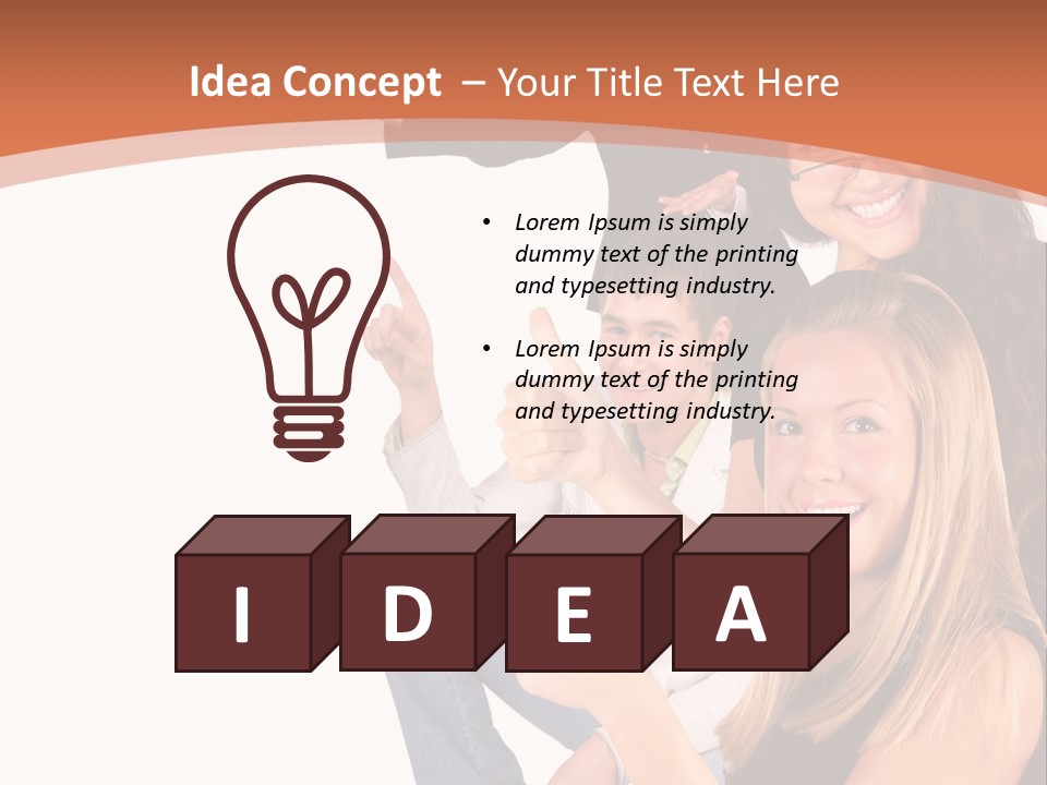 Adult Office Point PowerPoint Template