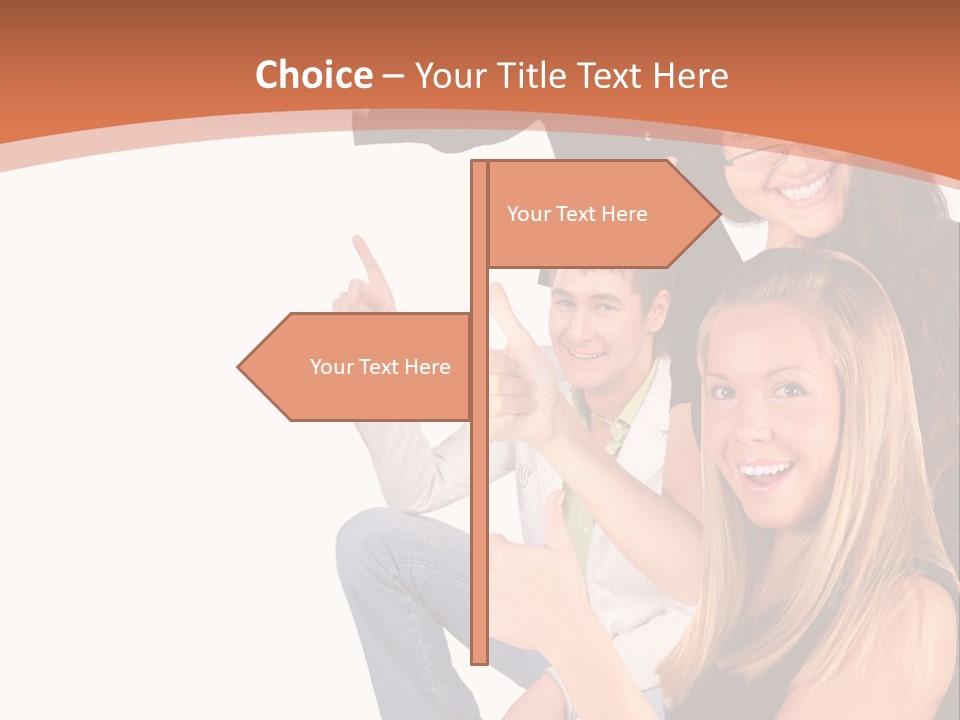 Adult Office Point PowerPoint Template