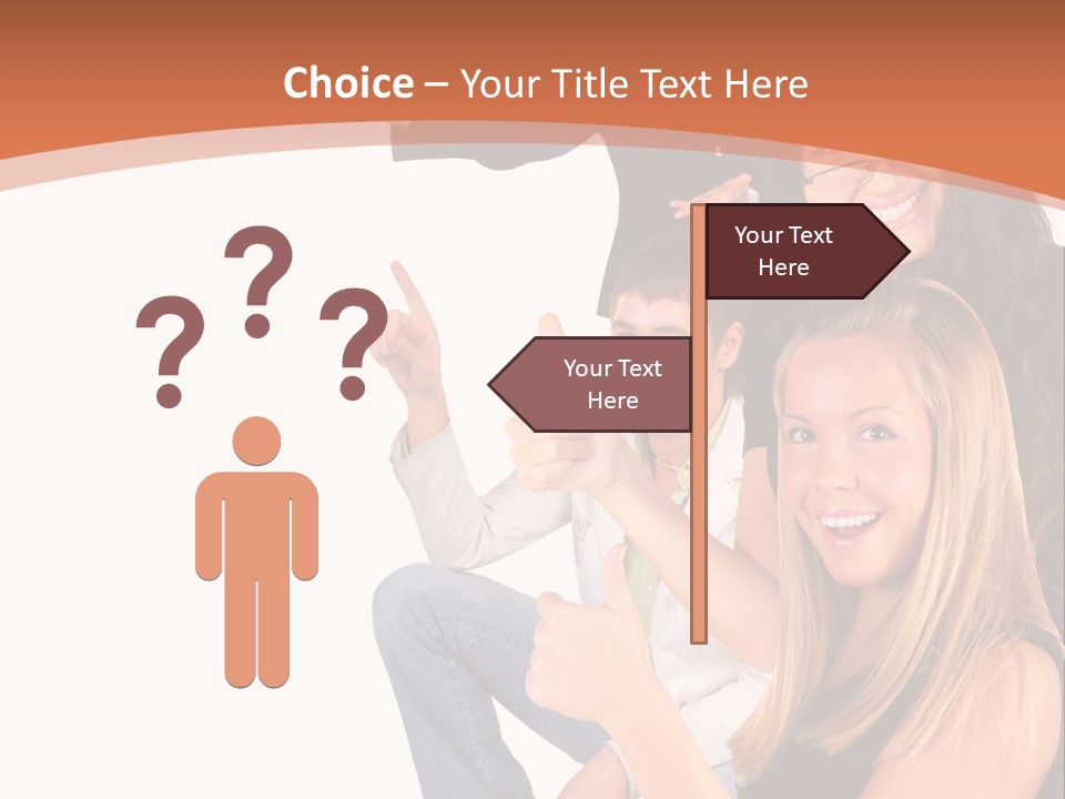 Adult Office Point PowerPoint Template