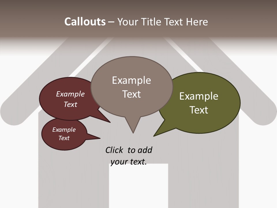 Decorate Object Merry PowerPoint Template