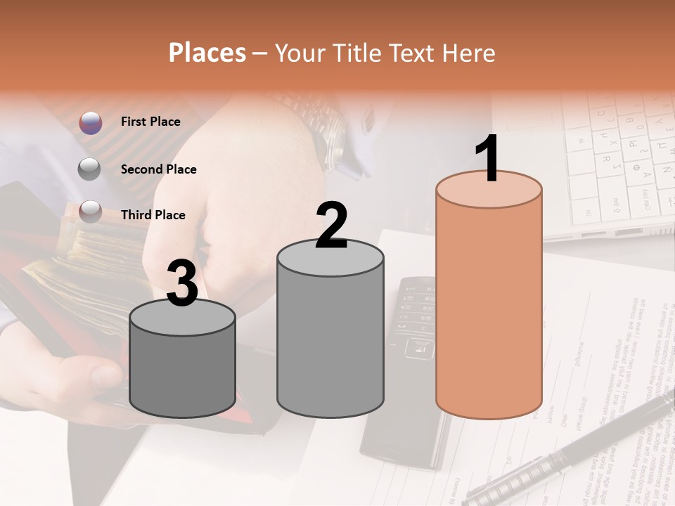 Wallet Concept Commerce PowerPoint Template