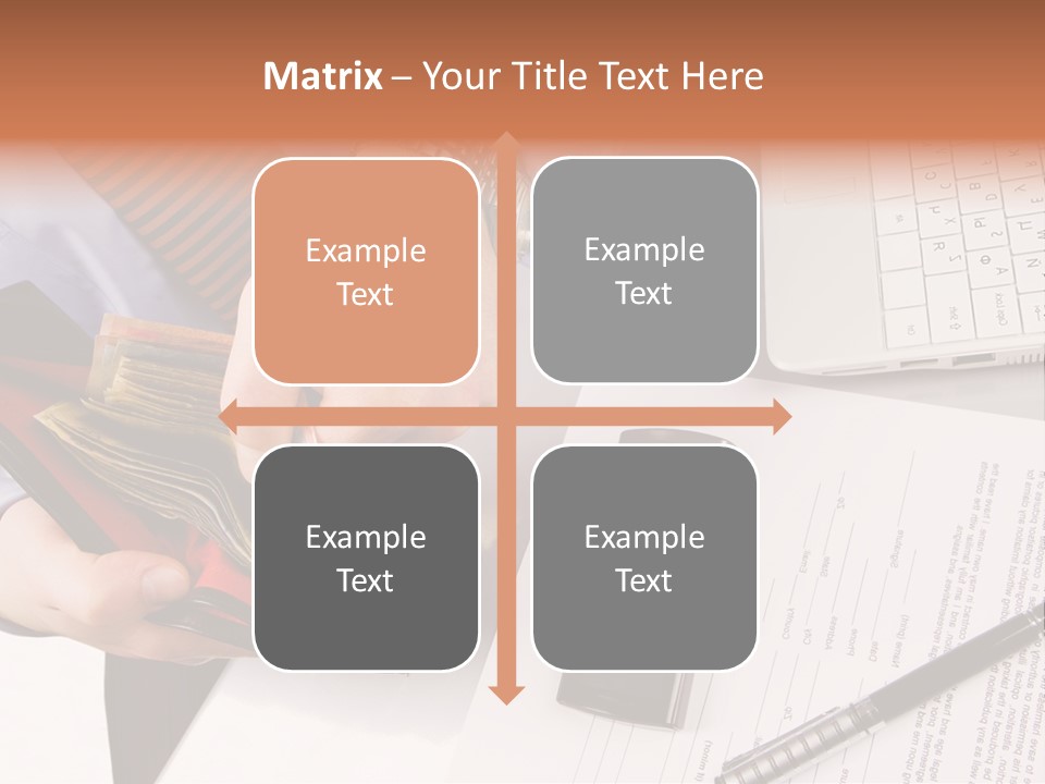 Wallet Concept Commerce PowerPoint Template
