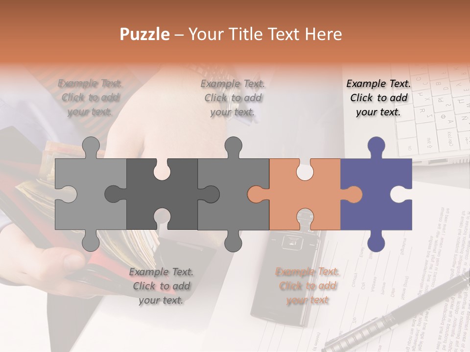 Wallet Concept Commerce PowerPoint Template