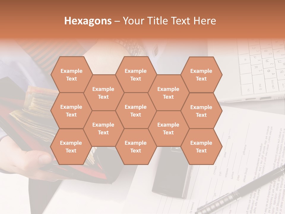 Wallet Concept Commerce PowerPoint Template