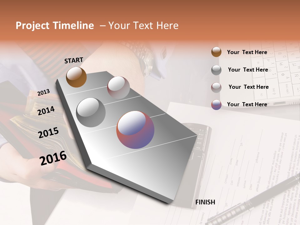 Wallet Concept Commerce PowerPoint Template