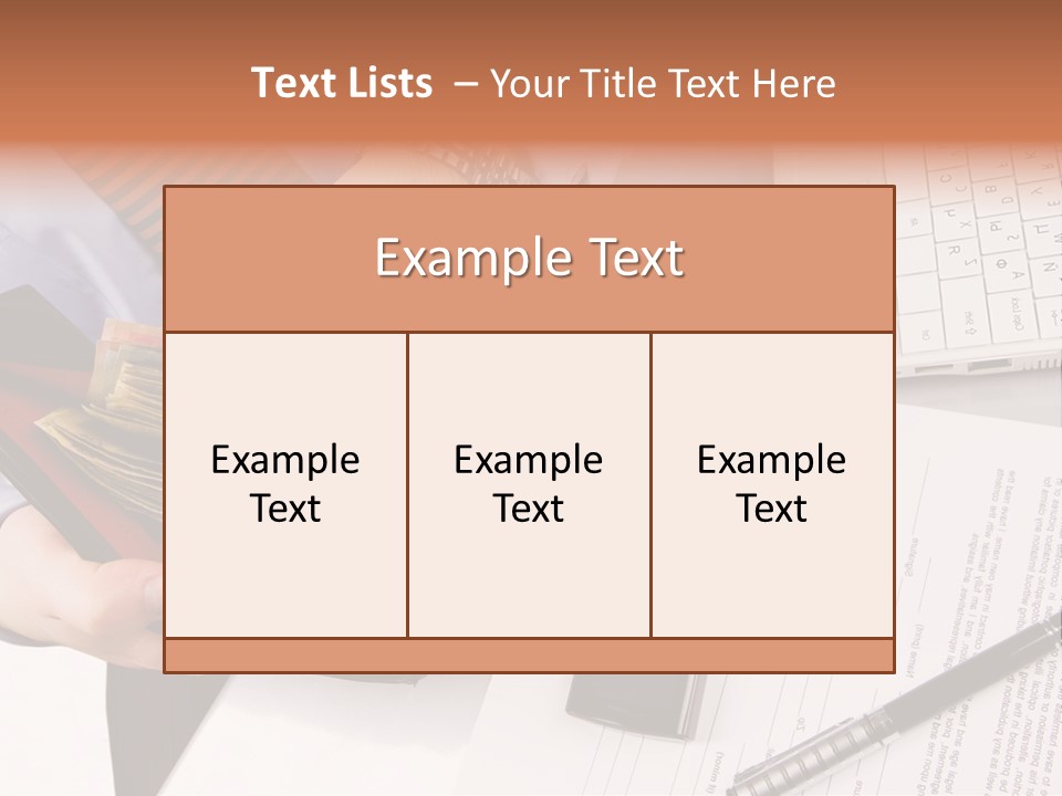 Wallet Concept Commerce PowerPoint Template