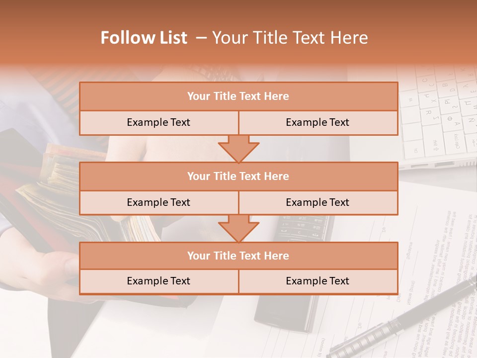 Wallet Concept Commerce PowerPoint Template