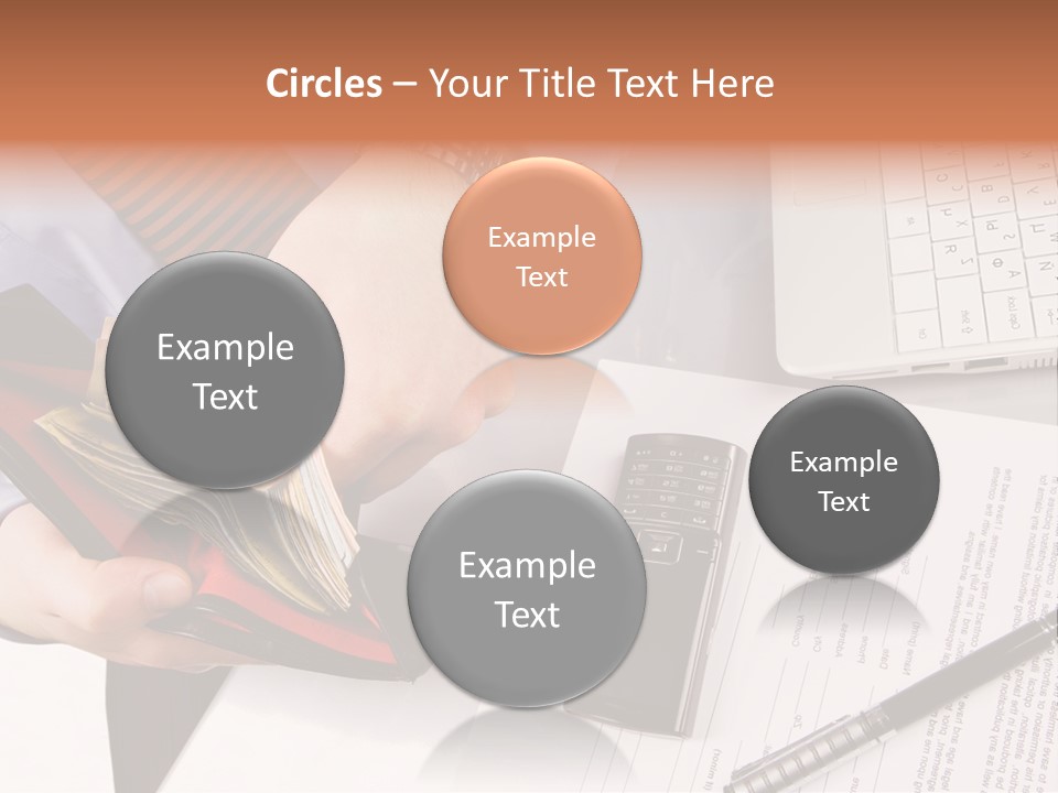 Wallet Concept Commerce PowerPoint Template