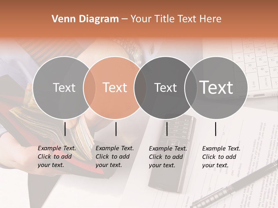 Wallet Concept Commerce PowerPoint Template