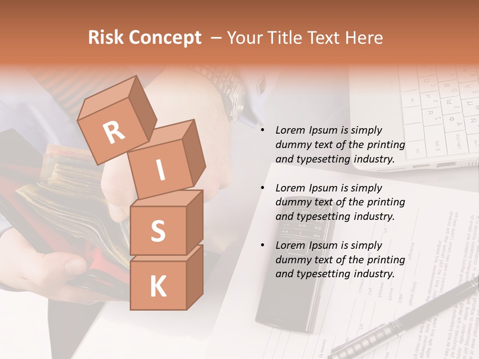 Wallet Concept Commerce PowerPoint Template