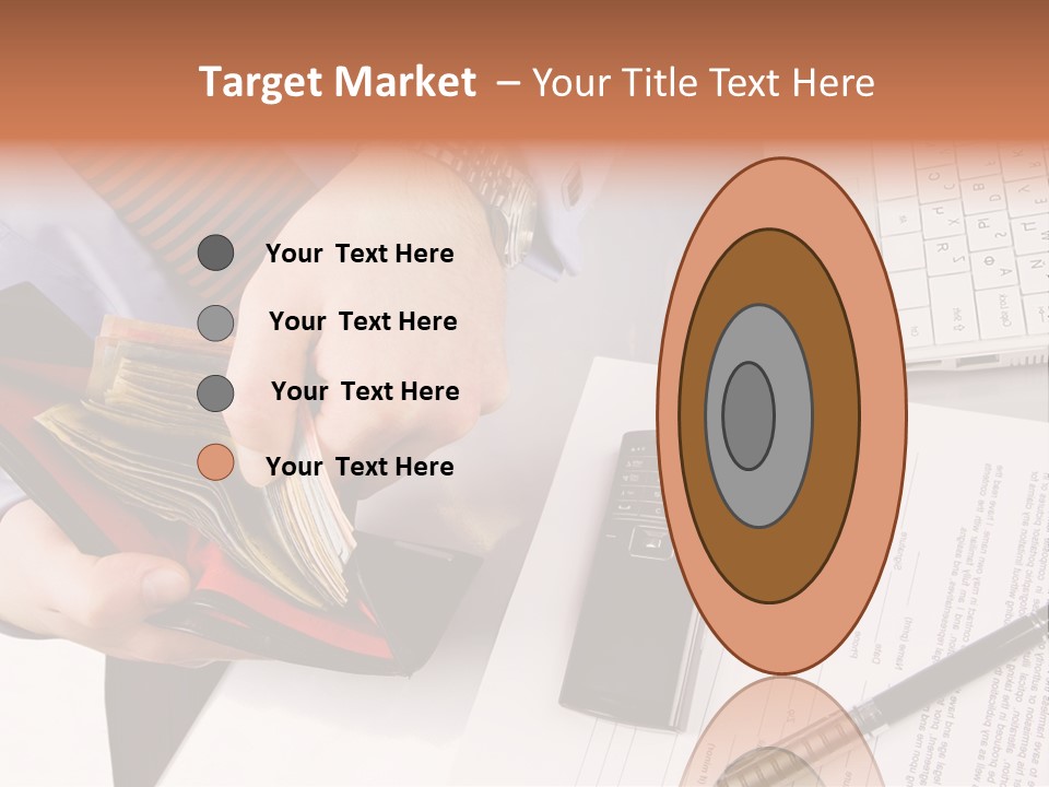 Wallet Concept Commerce PowerPoint Template