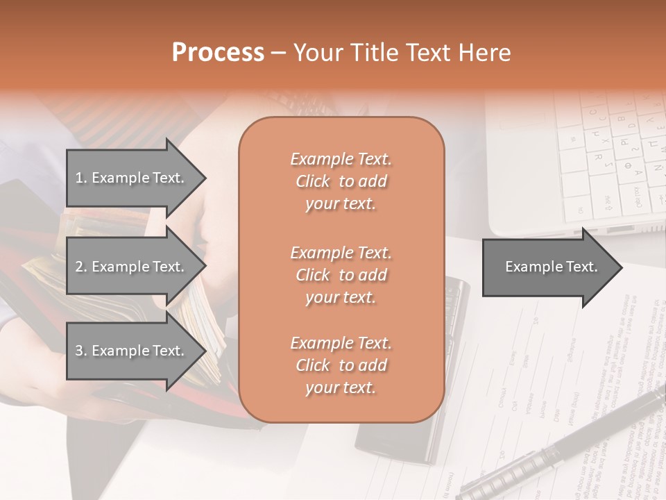 Wallet Concept Commerce PowerPoint Template