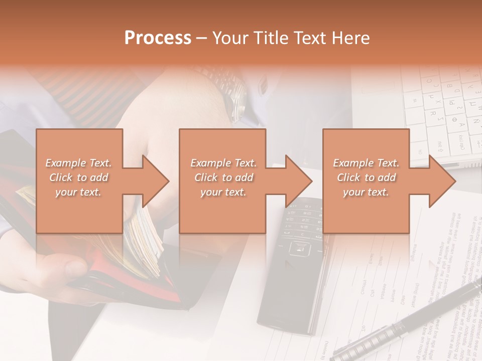 Wallet Concept Commerce PowerPoint Template