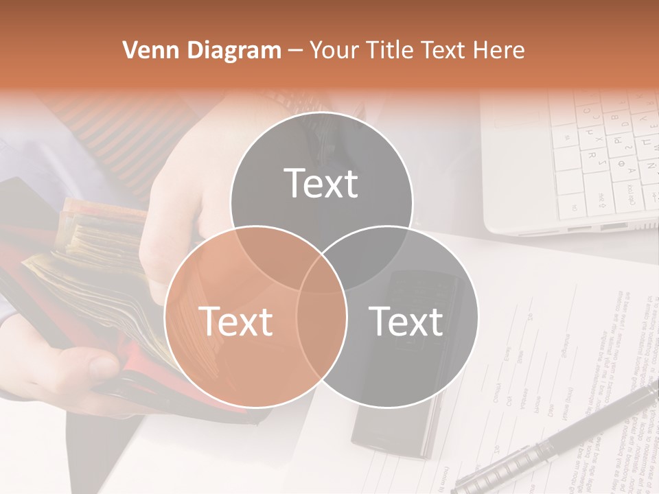 Wallet Concept Commerce PowerPoint Template
