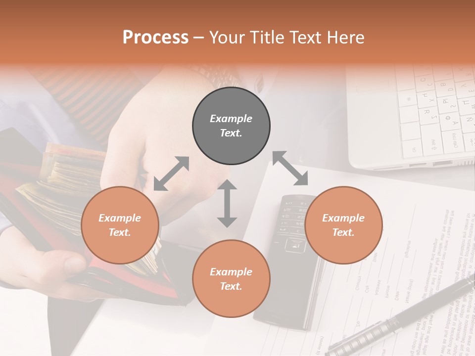 Wallet Concept Commerce PowerPoint Template