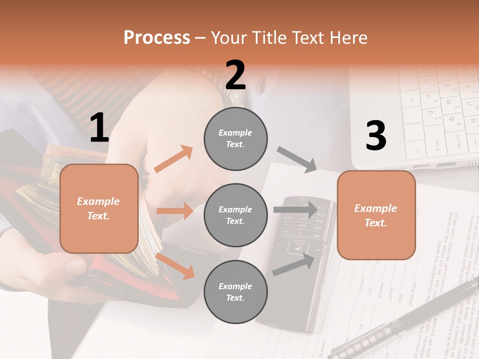 Wallet Concept Commerce PowerPoint Template