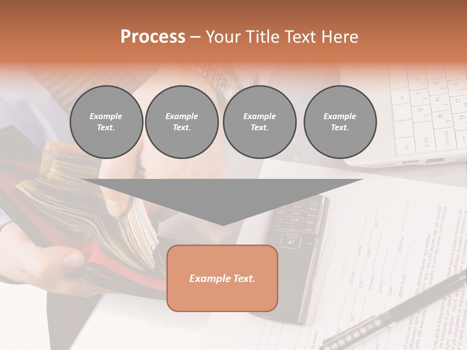 Wallet Concept Commerce PowerPoint Template