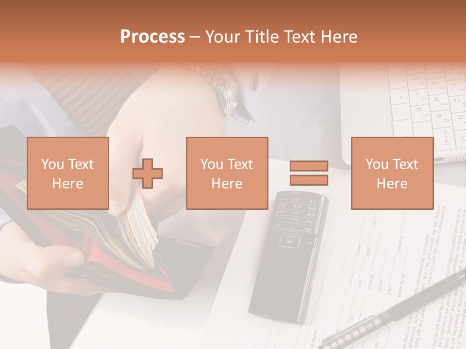 Wallet Concept Commerce PowerPoint Template