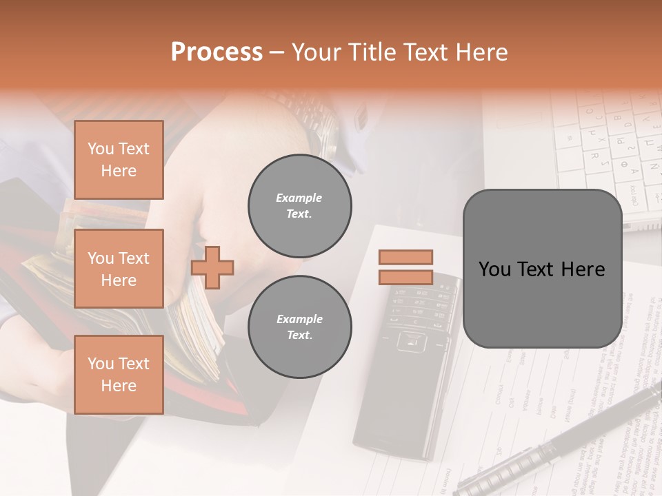 Wallet Concept Commerce PowerPoint Template