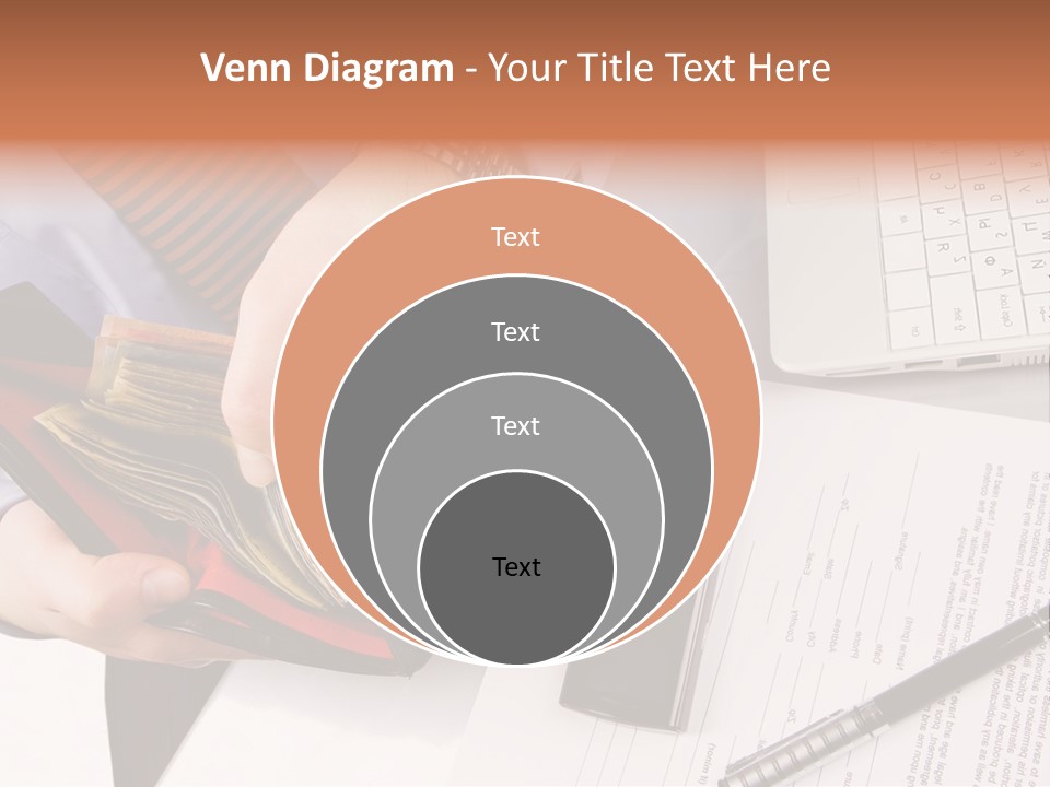 Wallet Concept Commerce PowerPoint Template