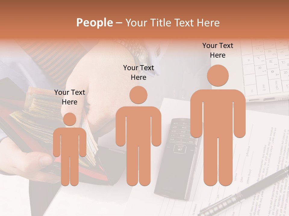 Wallet Concept Commerce PowerPoint Template